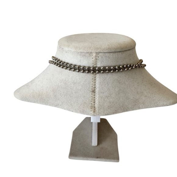 Silver‎ Charm Necklace with Pearl and Stone - Picture 3 of 5